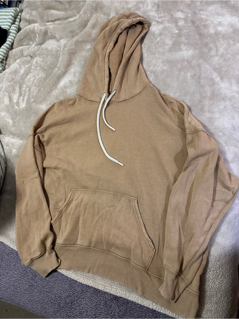 aerie Hoodie in Tan